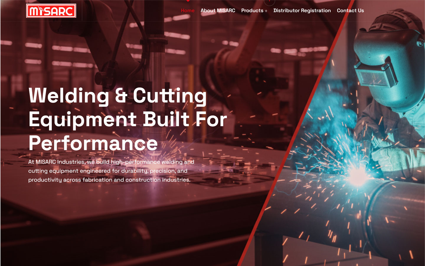 MIS ARC corporate website designed and developed by ORZAN DIGITAL